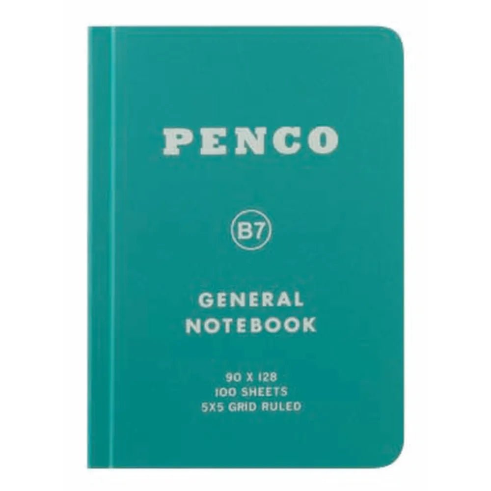 Anteckningsbok General Notebook B7 Grid - Green - 1 - Penco - Tidformera