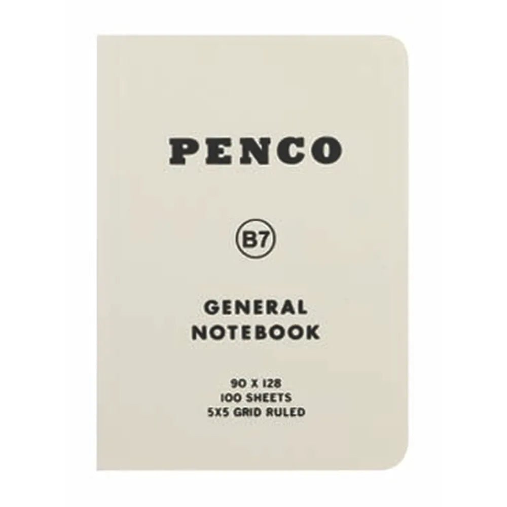 Anteckningsbok General Notebook B7 Grid - White - 1 - Penco - Tidformera