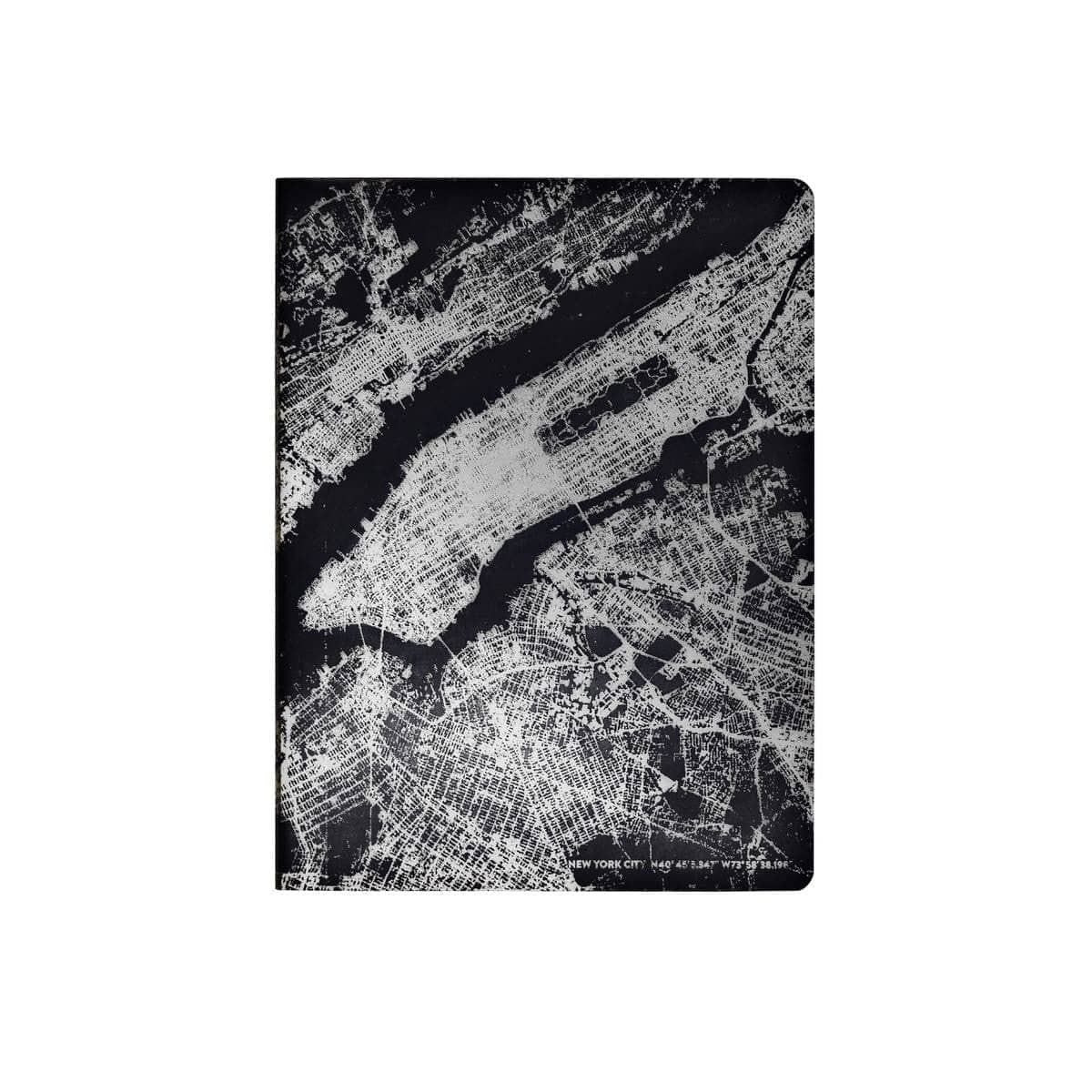 Anteckningsbok Graphic L Light Dotted - Nightflight NYC - 3 - Nuuna - Tidformera