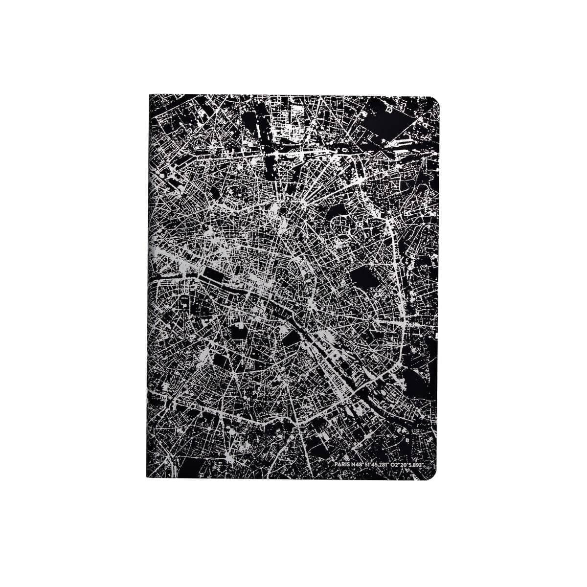 Anteckningsbok Graphic L Light Dotted - Nightflight Paris - 2 - Nuuna - Tidformera