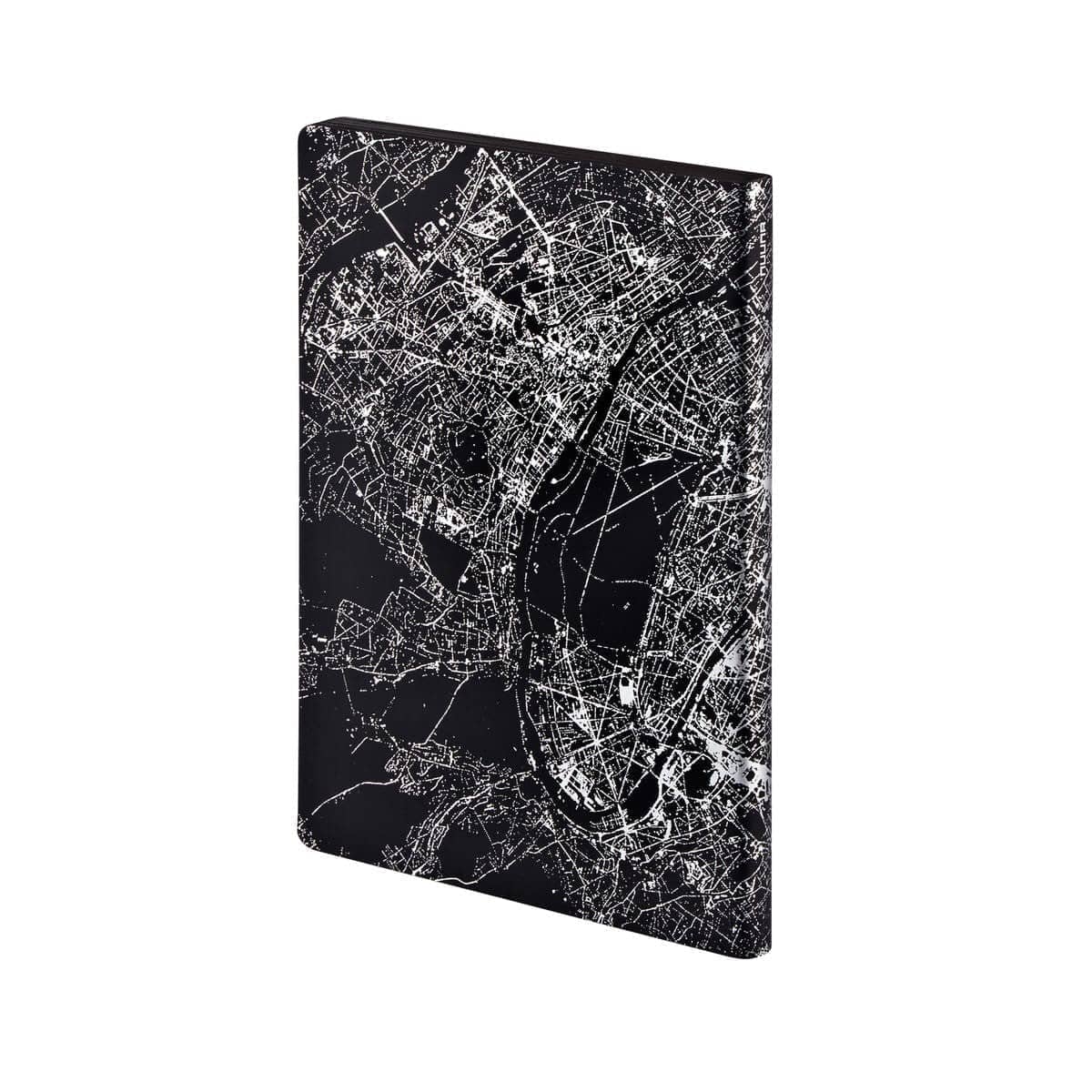 Anteckningsbok Graphic L Light Dotted - Nightflight Paris - 3 - Nuuna - Tidformera