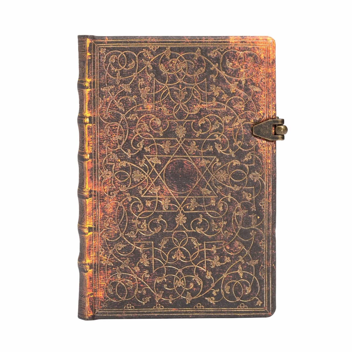 Anteckningsbok Grolier - Mini Linjerad Hård pärm Knäppe - 4 - Paperblanks - Tidformera