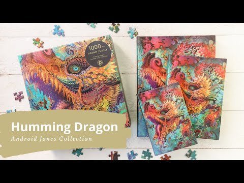 Anteckningsbok Humming dragon Maxi Dotted Flexis - Paperblanks - Tidformera