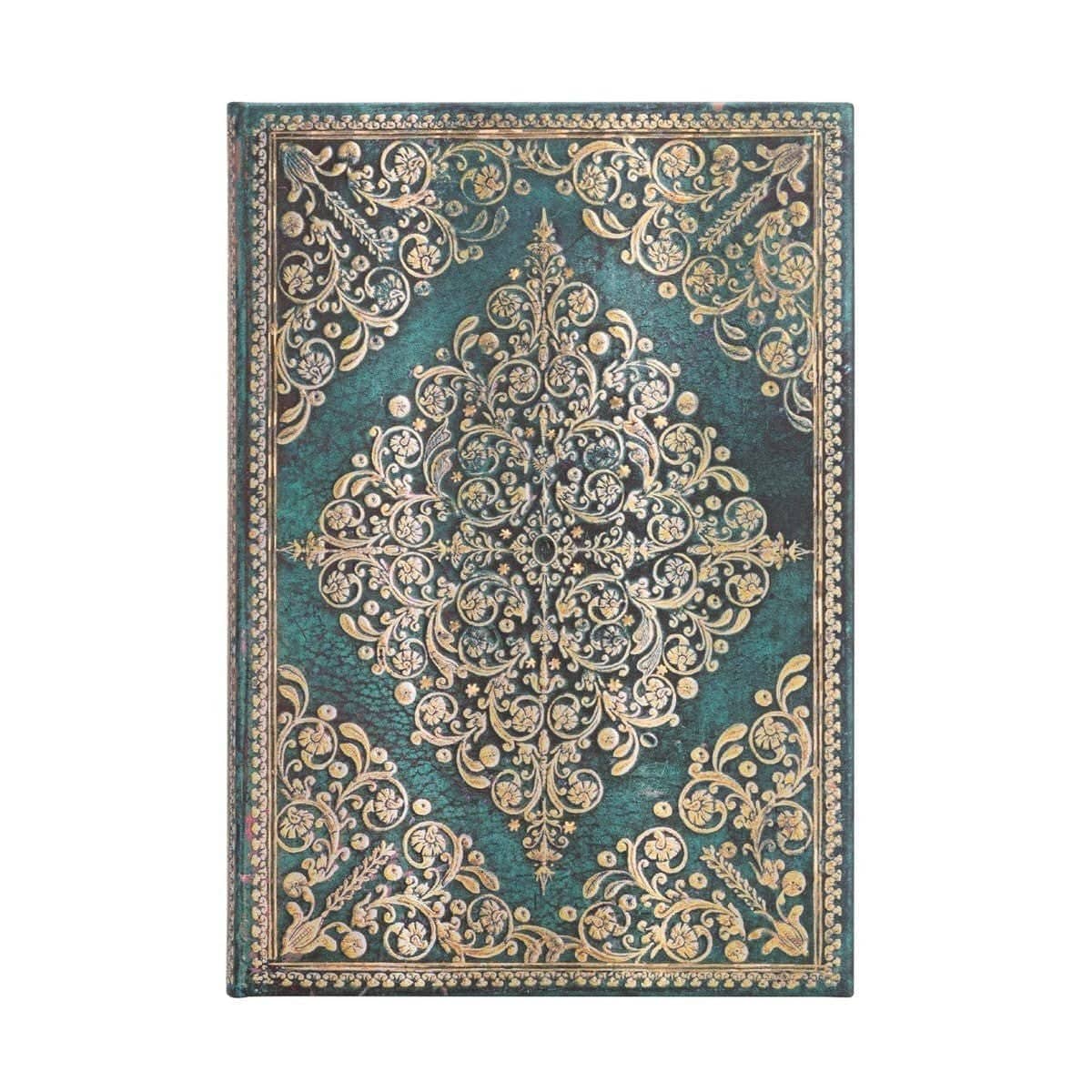 Anteckningsbok OCEANIA - Midi Linjerad Hård pärm Elastiskt band - 2 - Paperblanks - Tidformera