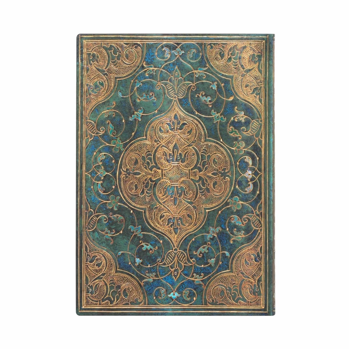 Anteckningsbok Turquoise Chronicles - Midi Linjerad Flexis - 4 - Paperblanks - Tidformera