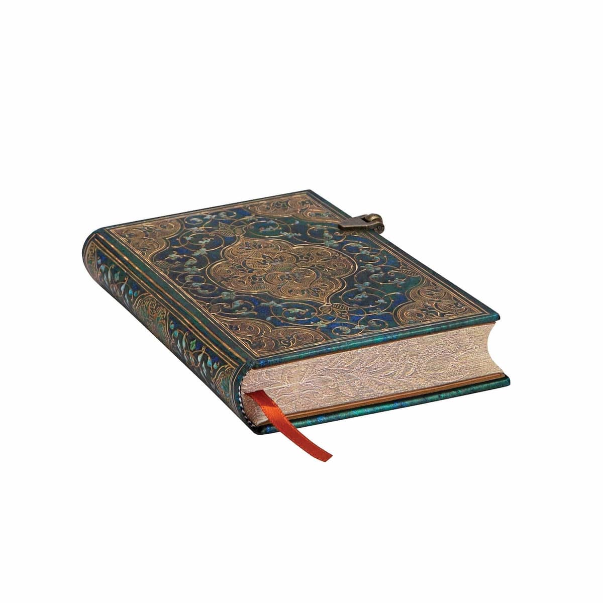 Anteckningsbok Turquoise Chronicles - Mini Linjerad Hård pärm Knäppe - 5 - Paperblanks - Tidformera