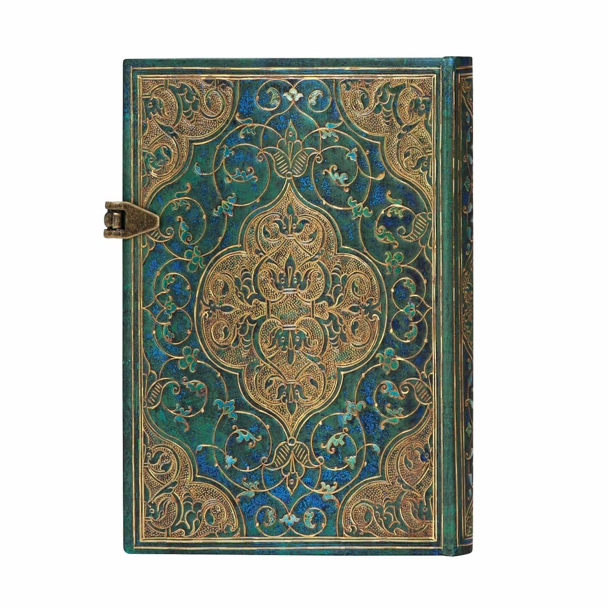 Anteckningsbok Turquoise Chronicles - Mini Linjerad Hård pärm Knäppe - 3 - Paperblanks - Tidformera