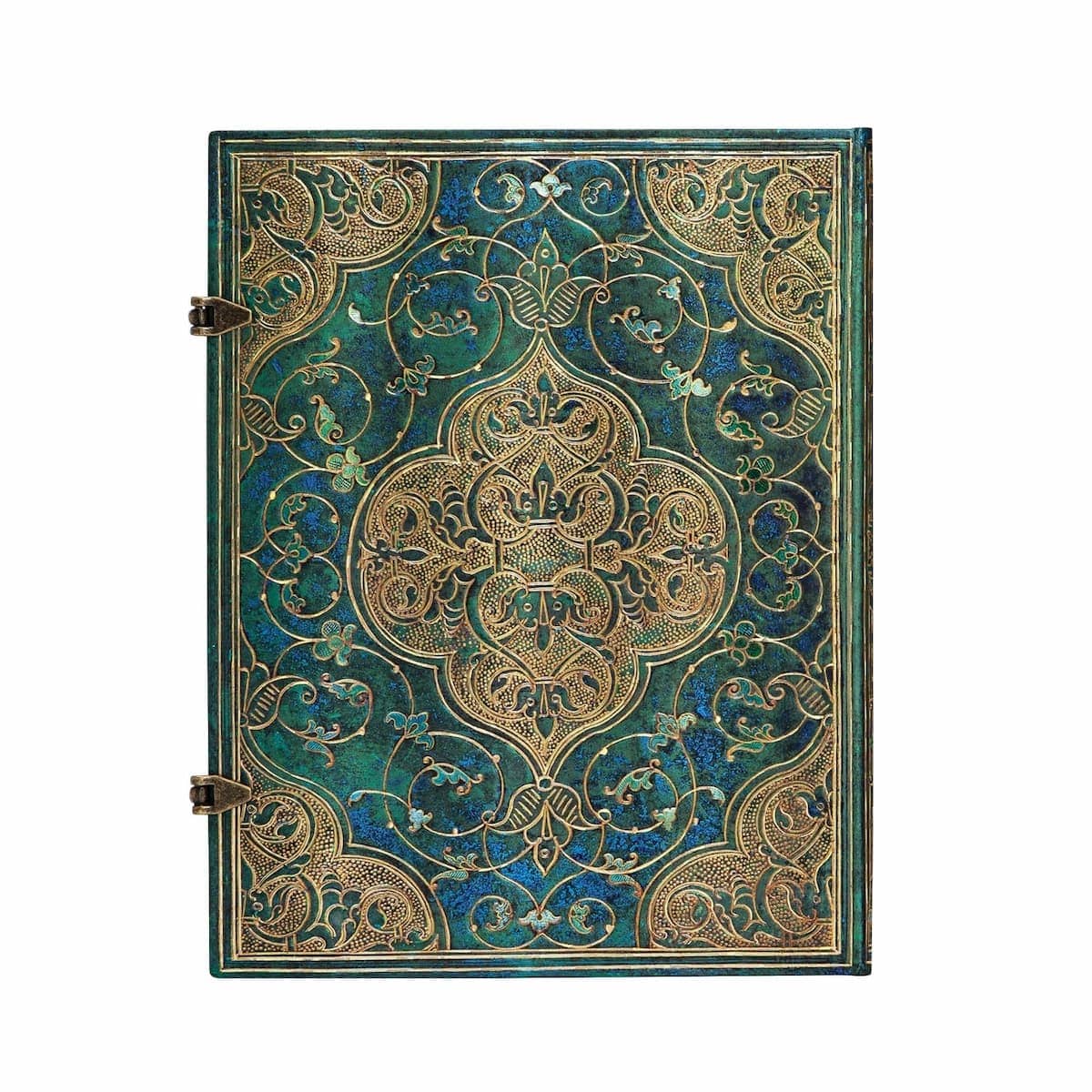 Anteckningsbok Turquoise Chronicles - Ultra Linjerad Hård pärm Knäppe - 4 - Paperblanks - Tidformera