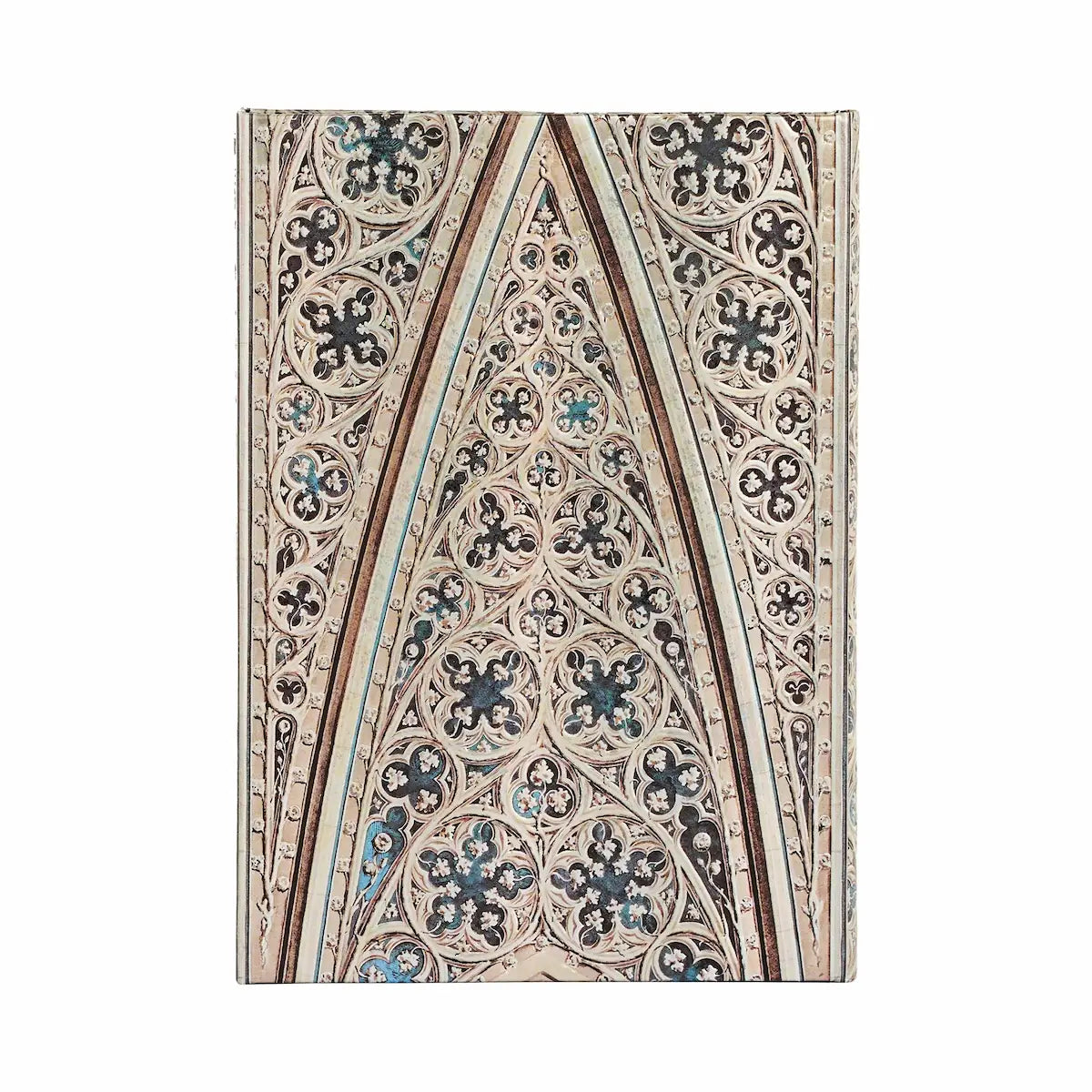 Anteckningsbok Vault of the Milan Cathedral Midi Linjerad Wrap - 2 - Paperblanks - Tidformera