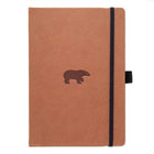 Anteckningsbok Wildlife Dotted A4 Brown Bear frÄn Dingbats* - Brun anteckningsbokmed en björn pÄ pÀrmen. Boken har svart gummiband för stÀngning samt pennhÄllare.
- Tidformera