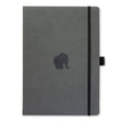 Anteckningsbok Wildlife Dotted A4 Grey Elephant från Dingbats* - Grå anteckningsbok. Boken har svart gummiband för stängning samt pennhållare.
 - Tidformera