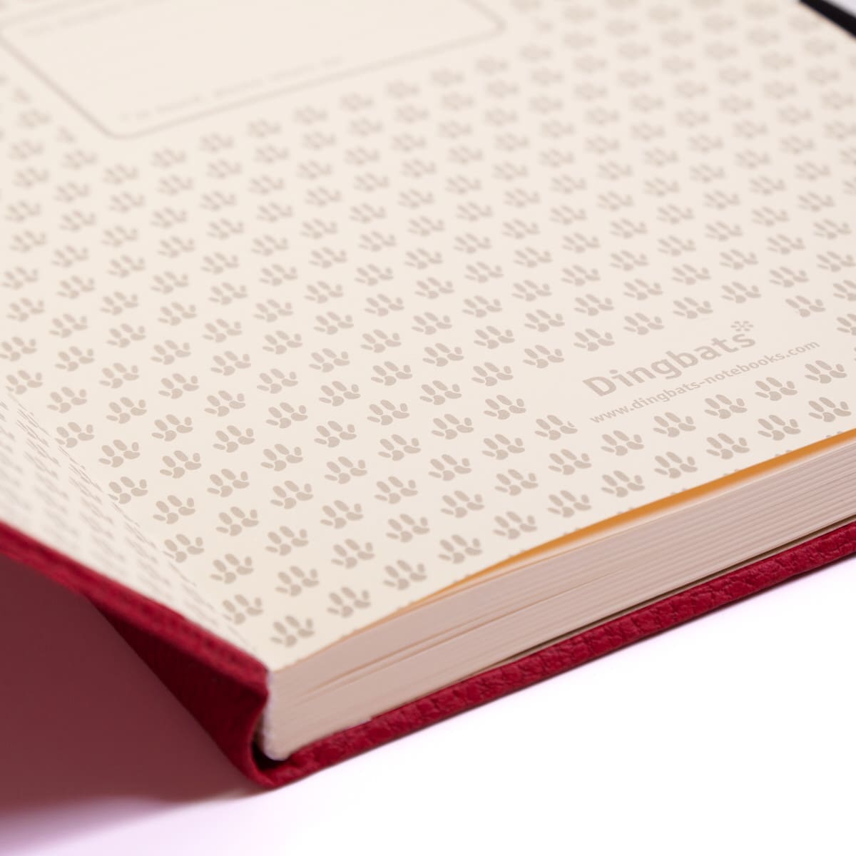 Anteckningsbok Wildlife Olinjerad A5 - Red Kangaroo - 4 - Dingbats* - Tidformera