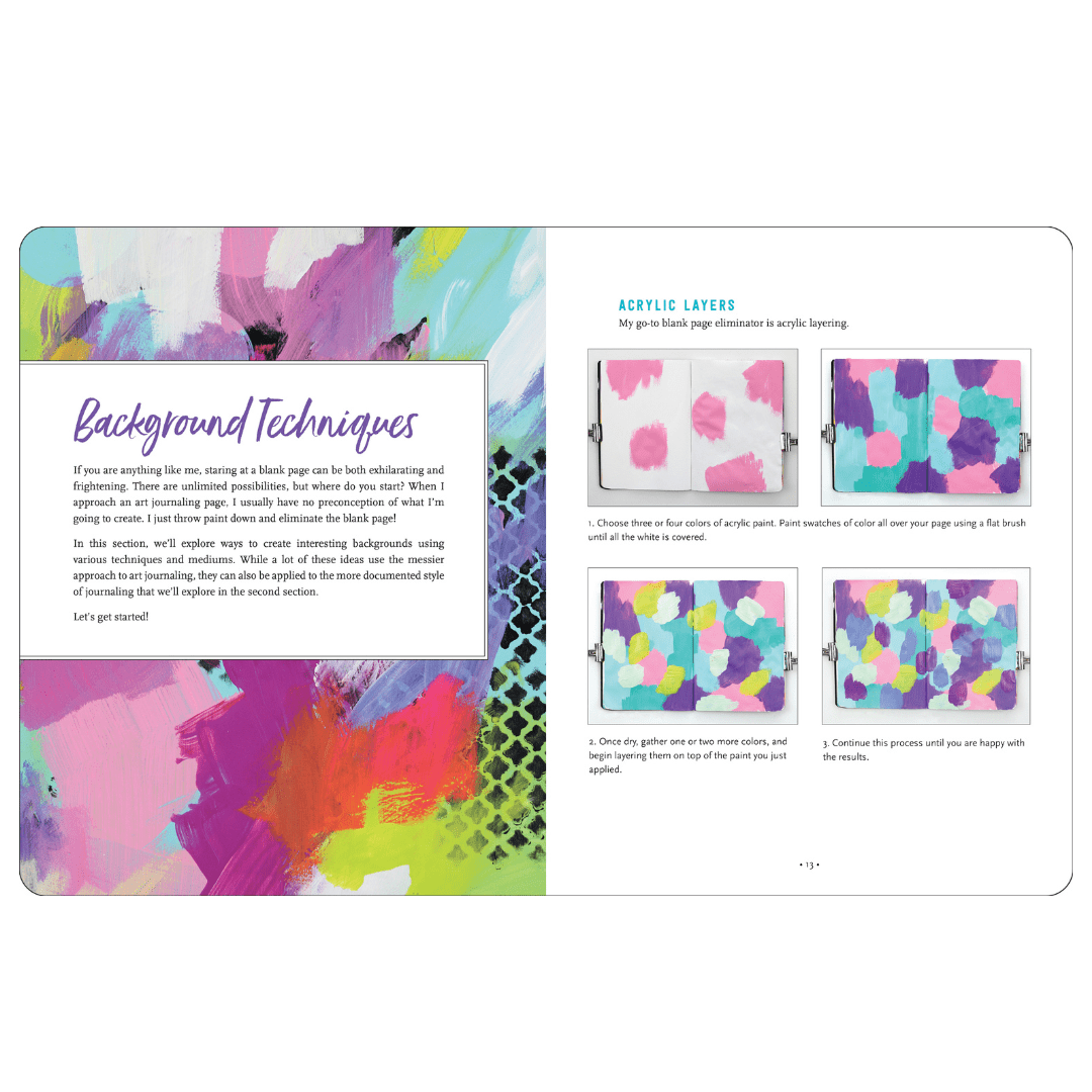 Art Journaling - Megan Wells - 4 - Min butik - Tidformera