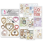 Art stickers 14 x 12 10 - pack - Whisper frames - 1 - Ciao Bella - Tidformera