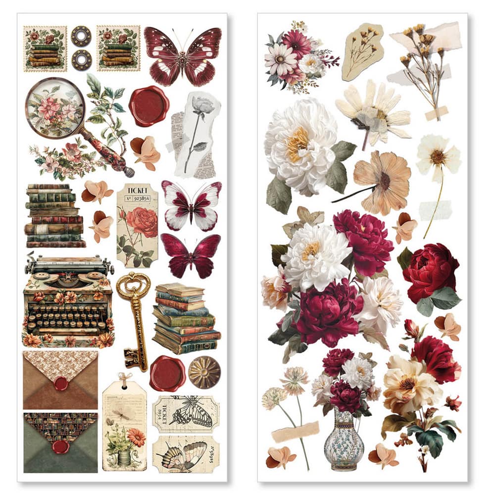 Art stickers 5 - pack - Book Lover - 2 - Ciao Bella - Tidformera