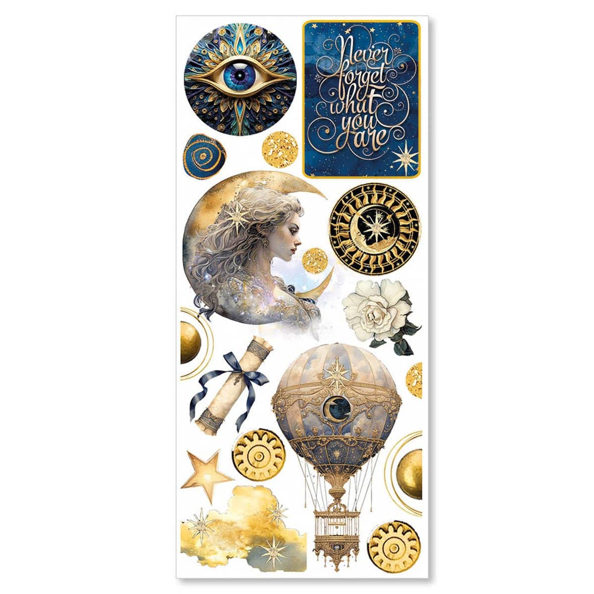 Art stickers 5 - pack - Celestial - 4 - Ciao Bella - Tidformera