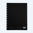 Svart linjerad anteckningsbok med ringbindning. Storlek A4+. Atoma Book A4+ Index Plastfickor - Linjerad - Black från Atoma - Tidformera