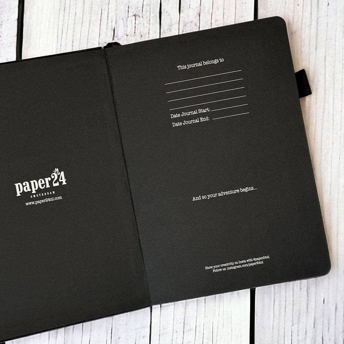 Black Out Journal A5 160 GSM - Romantic ladder - 4 - Paper24 - Tidformera