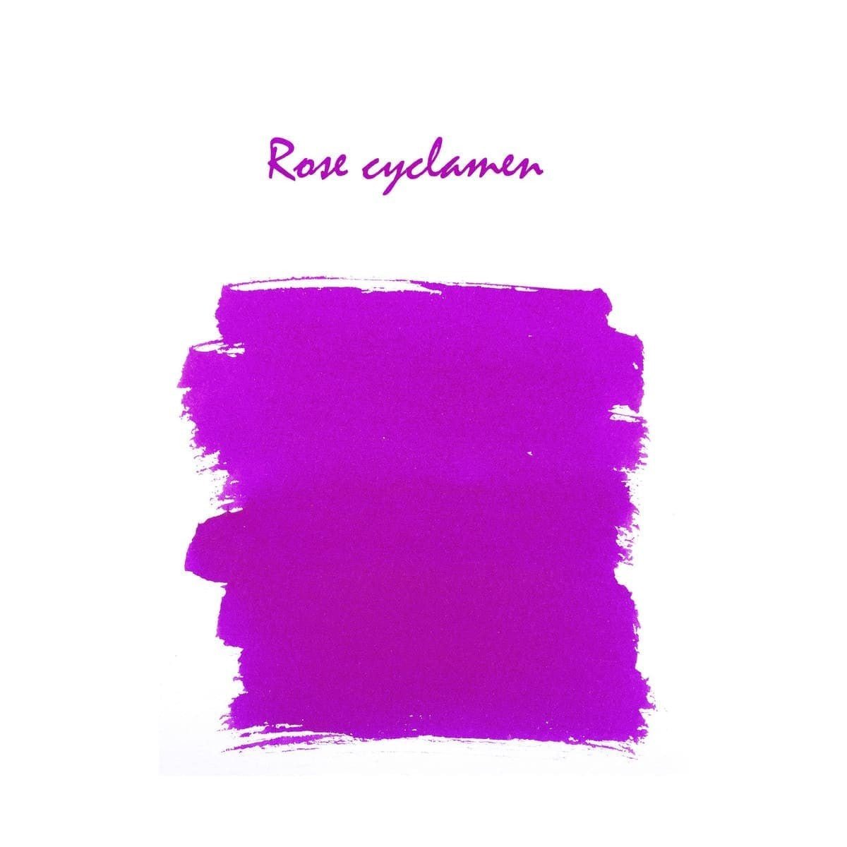 Bläckflaska 10 ml J.HERBIN - Rose cyclamen - 2 - Herbin - Tidformera