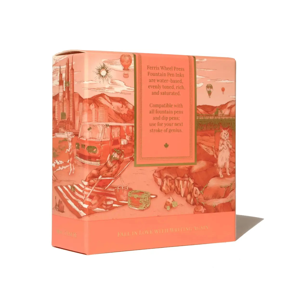 Bläckflaska 38 ml - Golden Gate Glow - 6 - Ferris Wheel Press - Tidformera