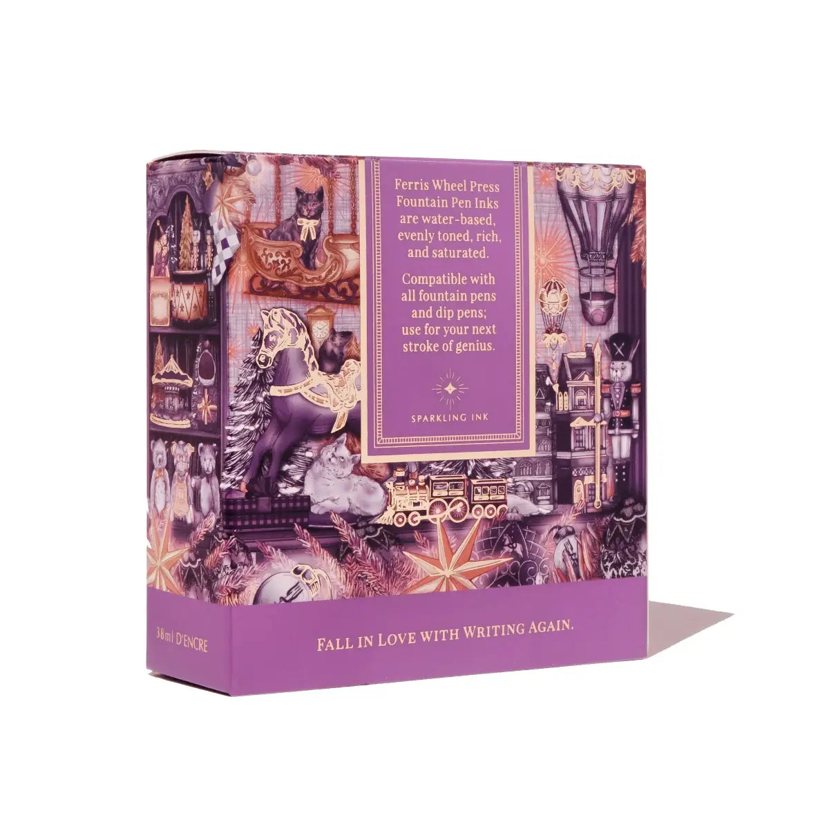 Bläckflaska 38 ml - Mulberry Majesty - 4 - Ferris Wheel Press - Tidformera
