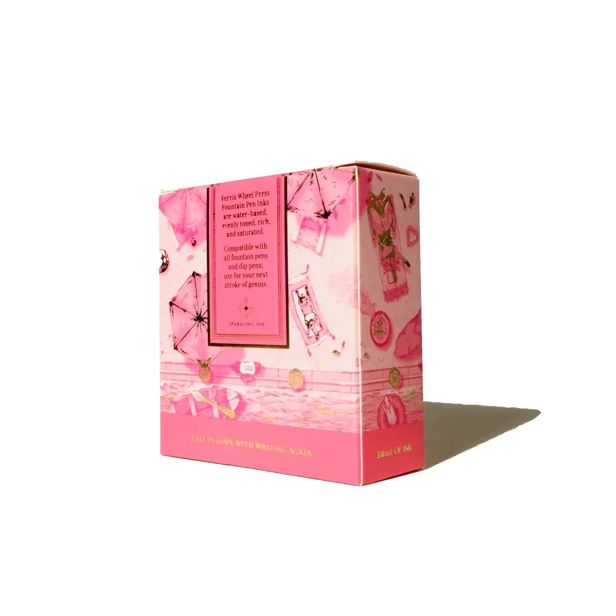 Bläckflaska 38 ml - Pink Sugar Beach - 4 - Ferris Wheel Press - Tidformera