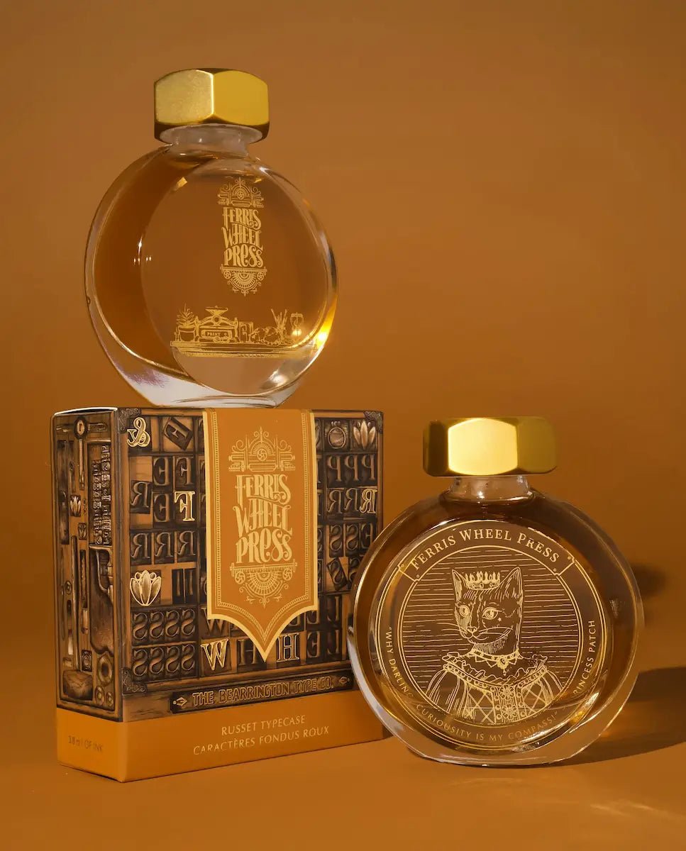 Bläckflaska 38 ml - Russet Typecase - 6 - Ferris Wheel Press - Tidformera