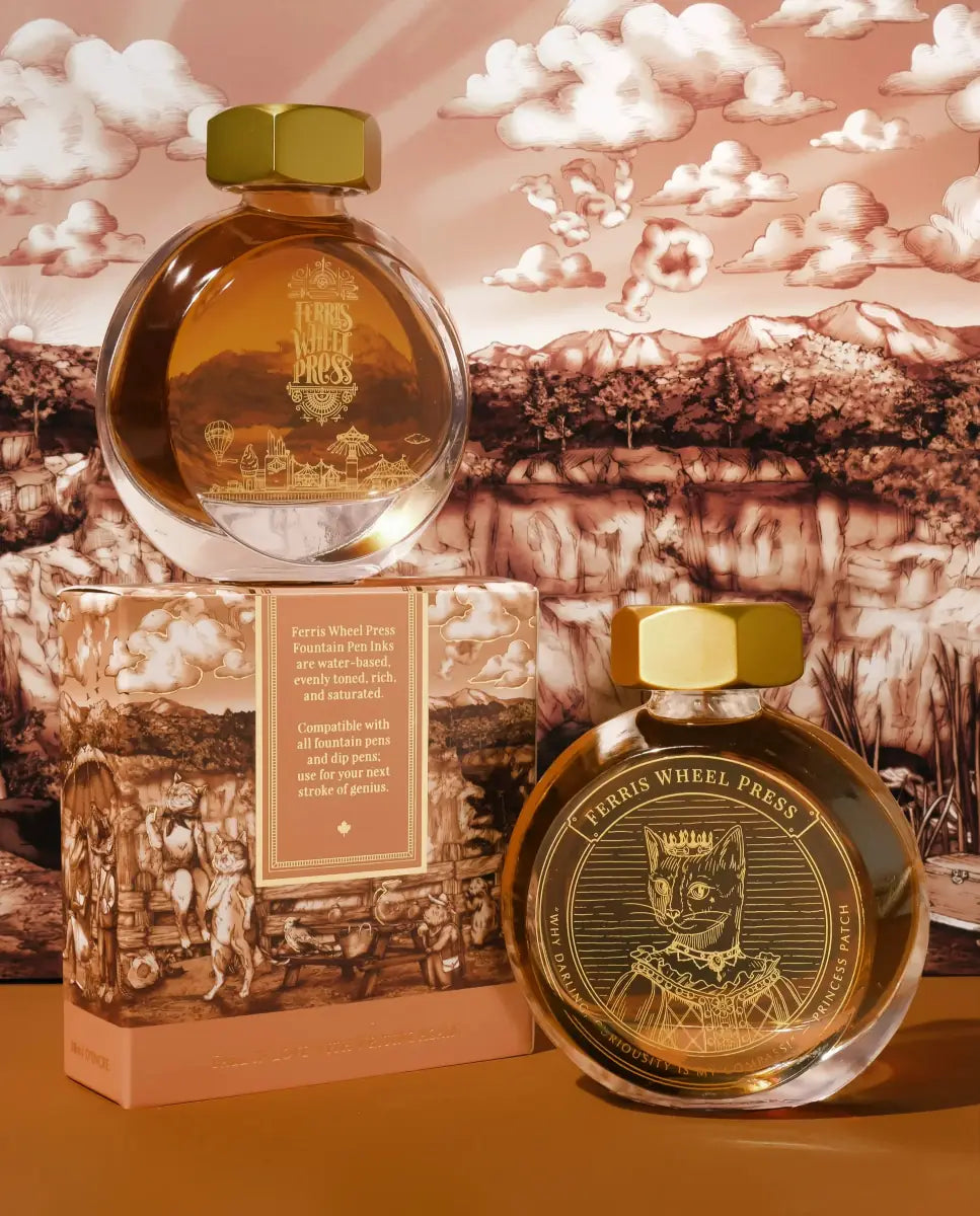 Bläckflaska 38 ml - Terracotta Canyon - 6 - Ferris Wheel Press - Tidformera