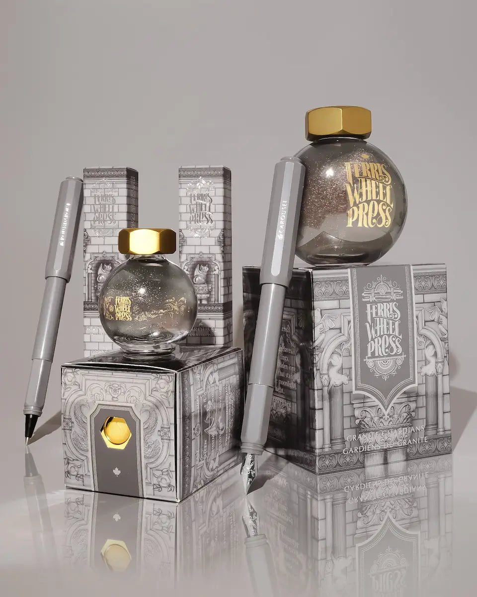 Bläckflaska FerriTales 20 ml - Bestiary Collection - Granite Guardians - 8 - Ferris Wheel Press - Tidformera