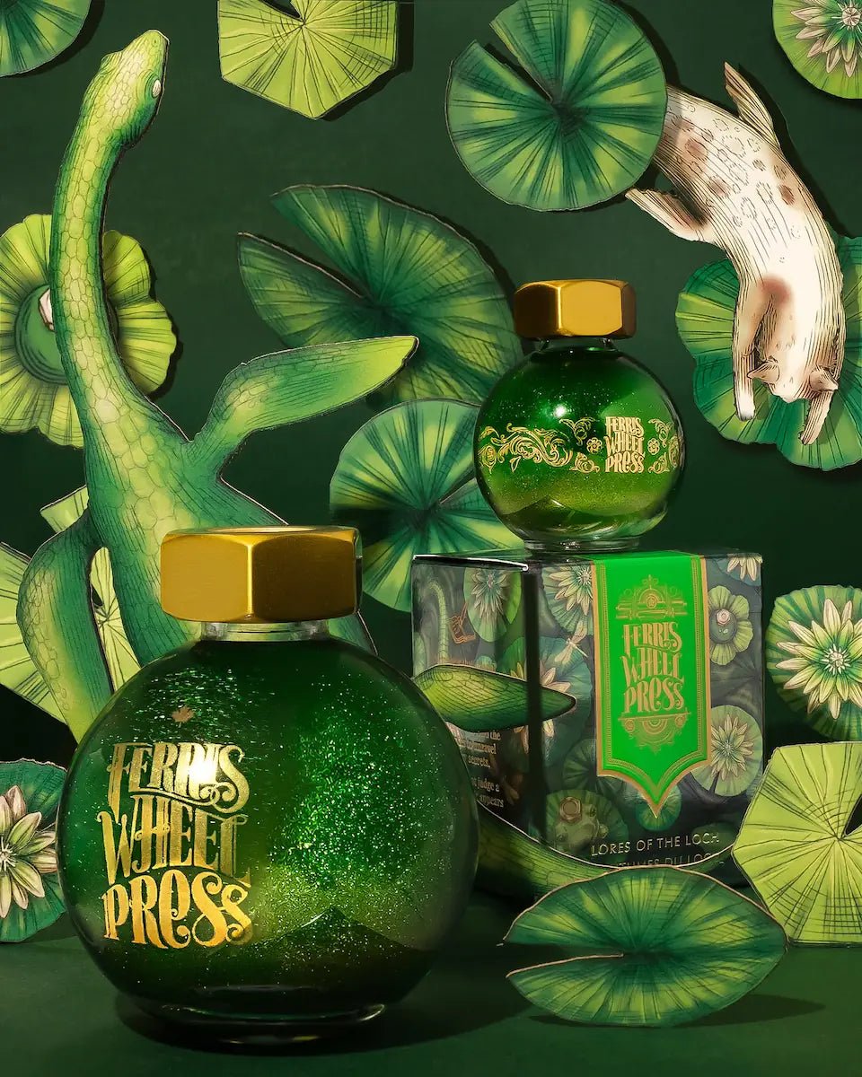 Bläckflaska FerriTales 20 ml - Bestiary Collection - Lores of the Loch - 4 - Ferris Wheel Press - Tidformera