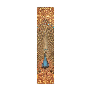 Bokmärke Paperblanks - Hafiz's Peacocks från Paperblanks med en påfågel på  - Tidformera