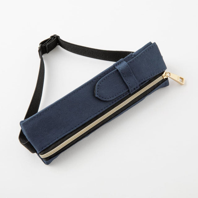 Book band Pen case Textil - Blue - 1 - Midori - Tidformera