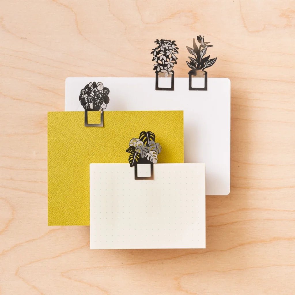 Bookmarks Page Markers - Houseplant - 4 - Another Studio UK - Tidformera