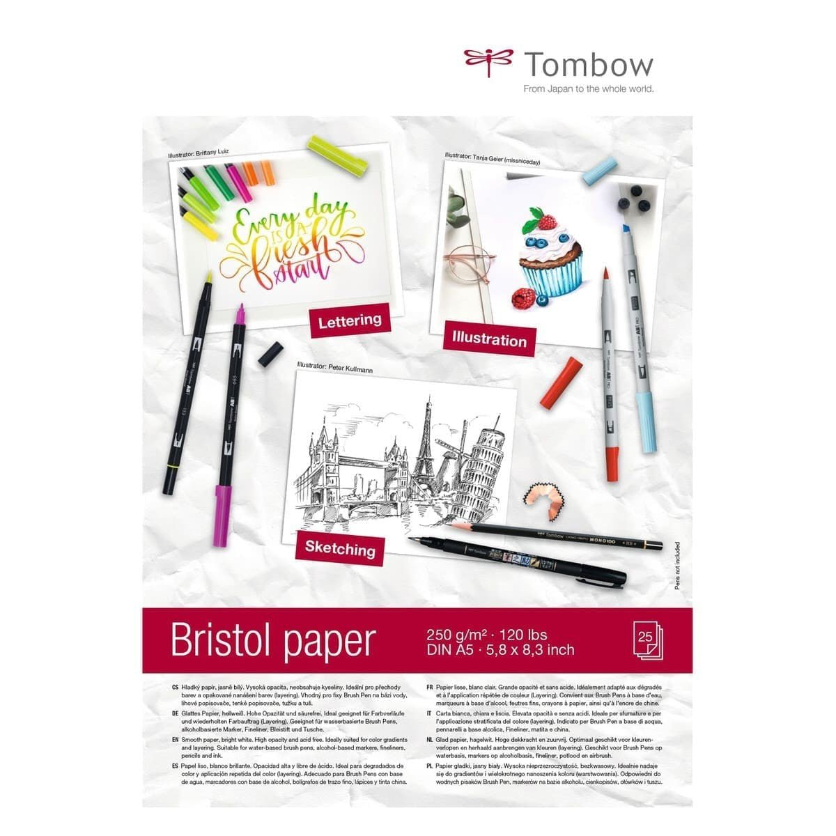 Bristol paper - A5 - Tombow - Tidformera