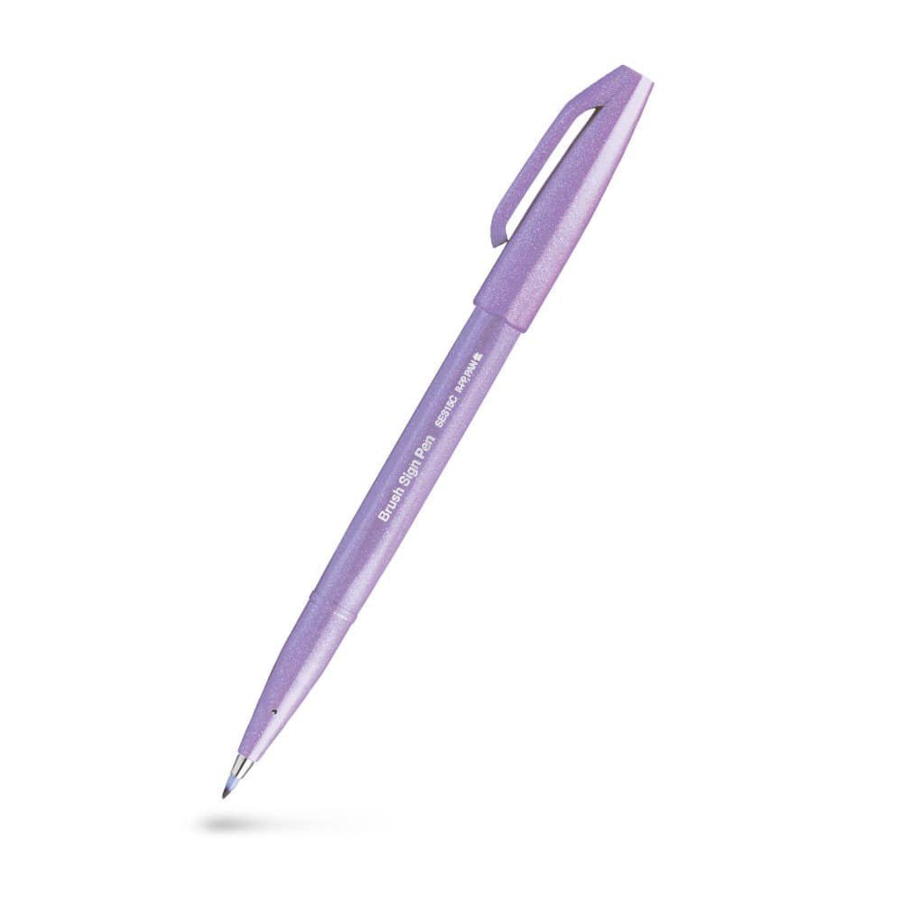 Brush Sign Pen - Light Violet - Pentel - Tidformera