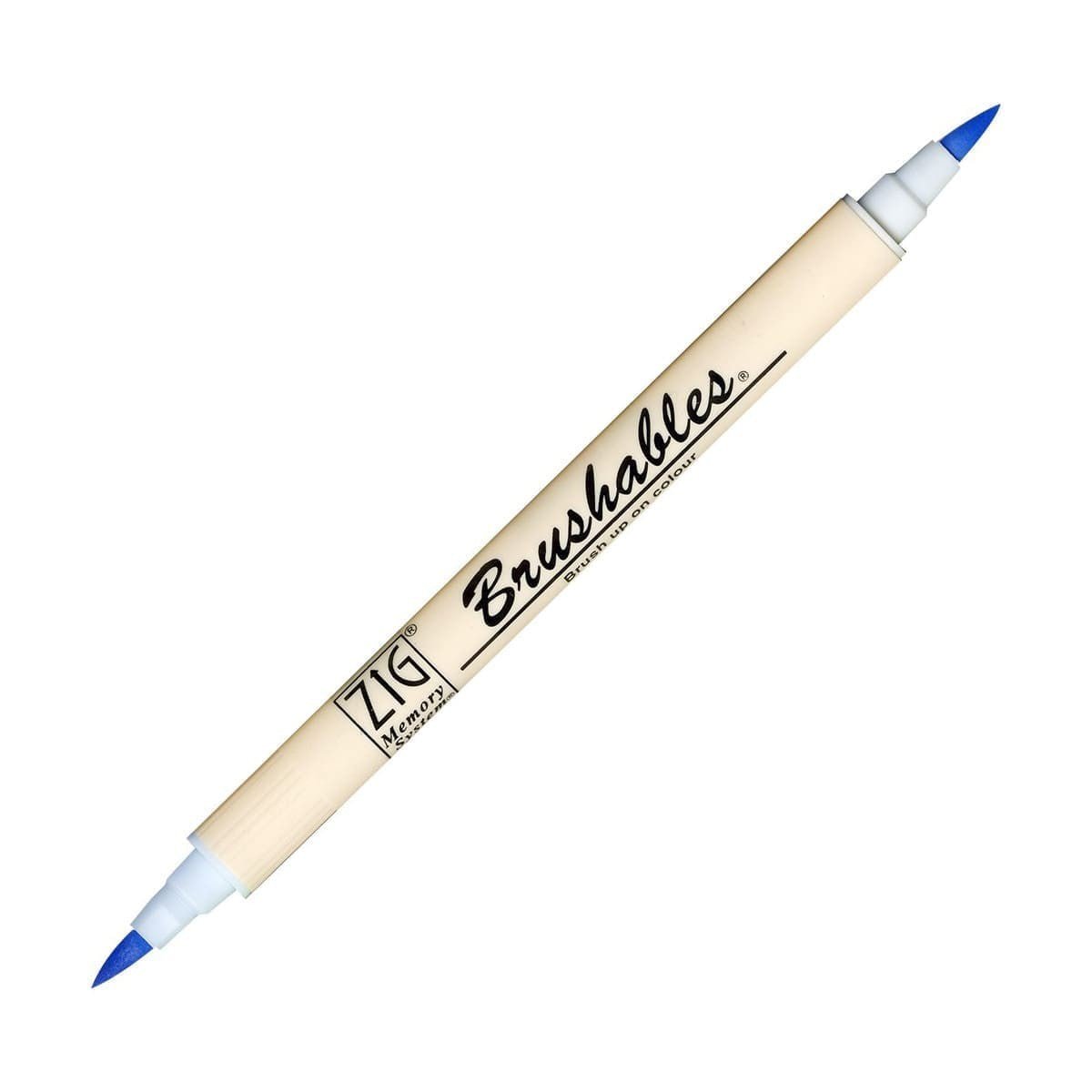 Brushables Brush pen 4 - pack - Blue - 3 - ZIG Kuretake - Tidformera