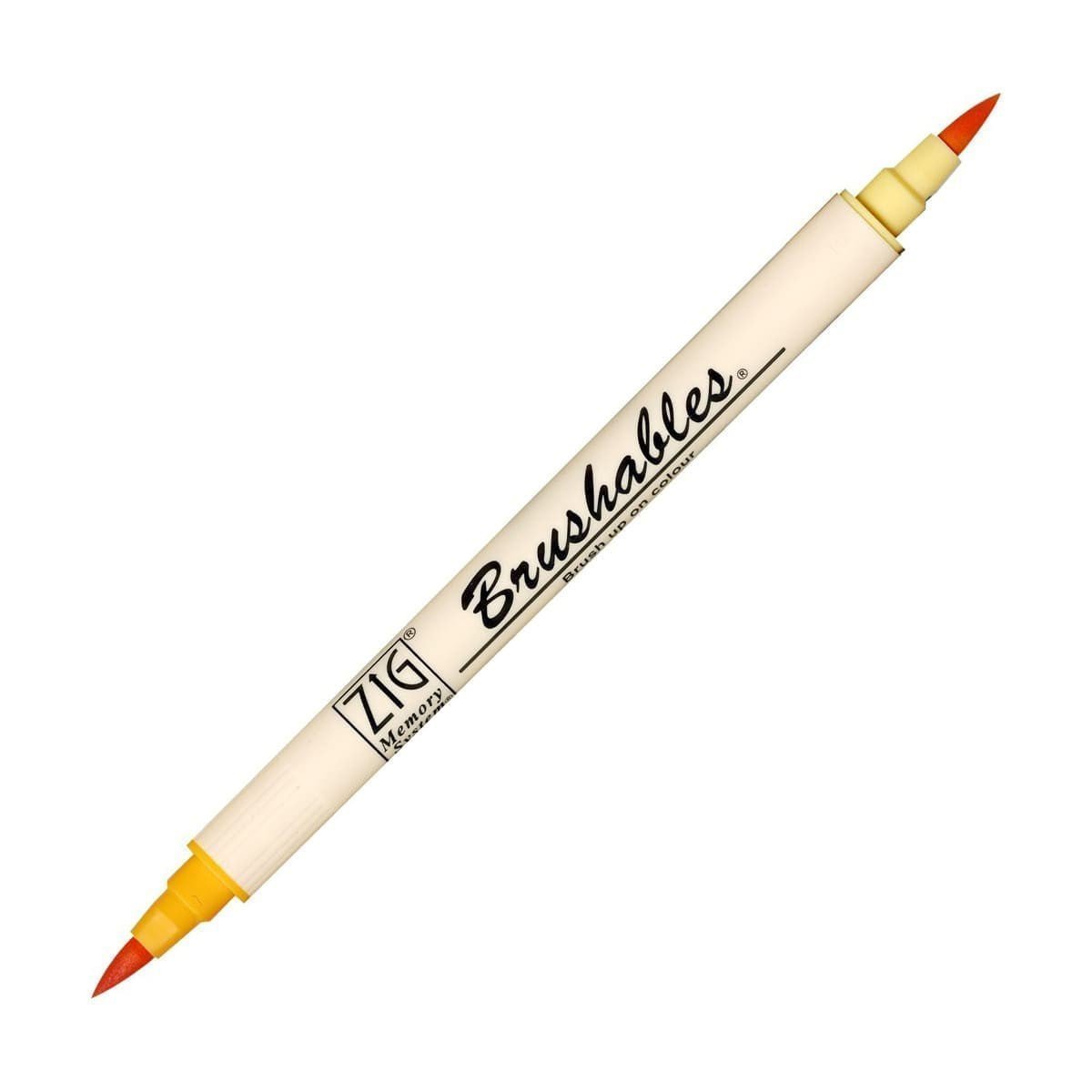 Brushables Brush pen 6 - pack - Bright - 3 - ZIG Kuretake - Tidformera