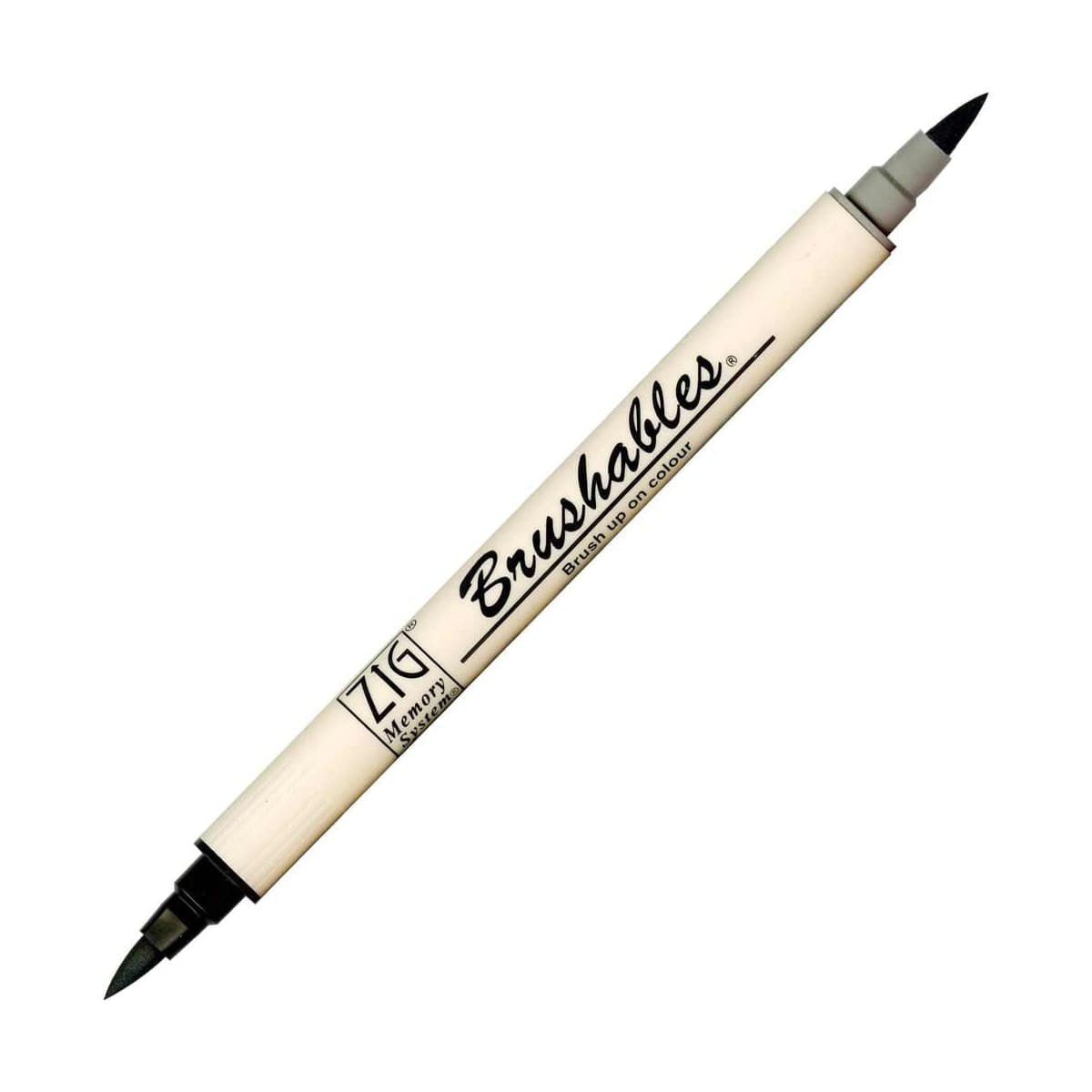 Brushables Brush pen Penselpennor - 010 Pure Black - 1 - ZIG Kuretake - Tidformera