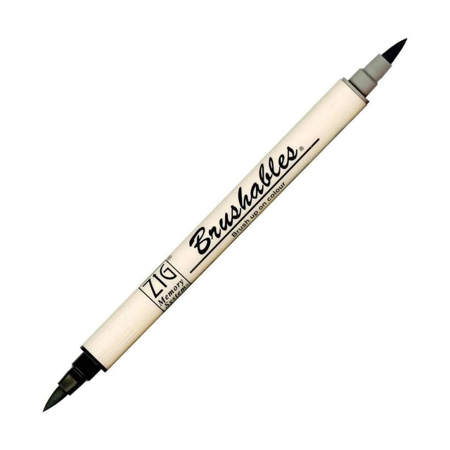 Brushables Brush pen Penselpennor - 010 Pure Black - 1 - ZIG Kuretake - Tidformera