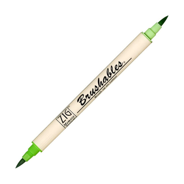 Brushables Brush pen Penselpennor - 047 Spring Green - 1 - ZIG Kuretake - Tidformera
