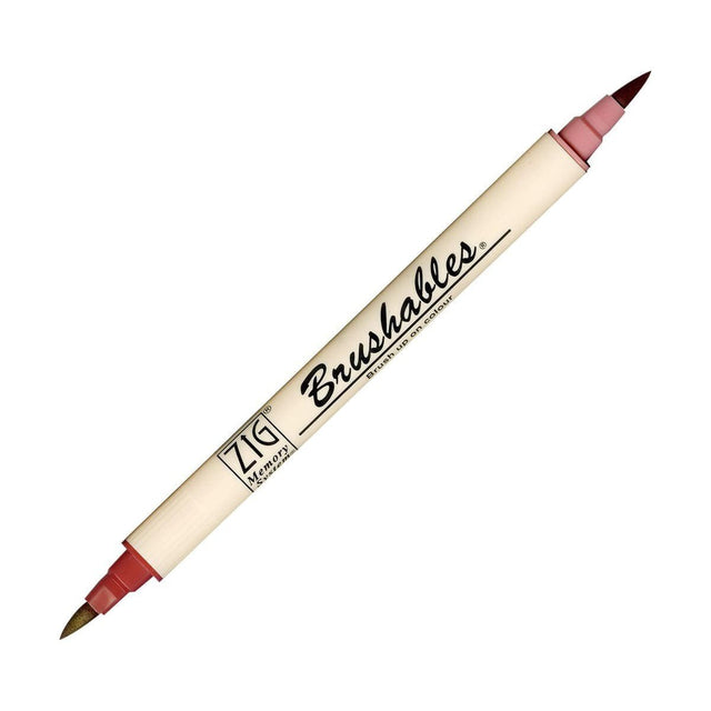 Brushables Brush pen Penselpennor - 203 Antique Burgundy - 1 - ZIG Kuretake - Tidformera