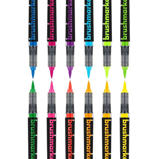 Brushmarker PRO 12 - pack - Neon colors - 1 - Karin - Tidformera
