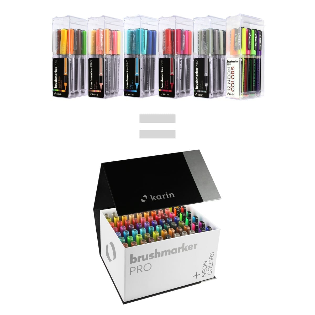 Brushmarker PRO Box Mega+ 72 colours 3 blender - 3 - Karin - Tidformera