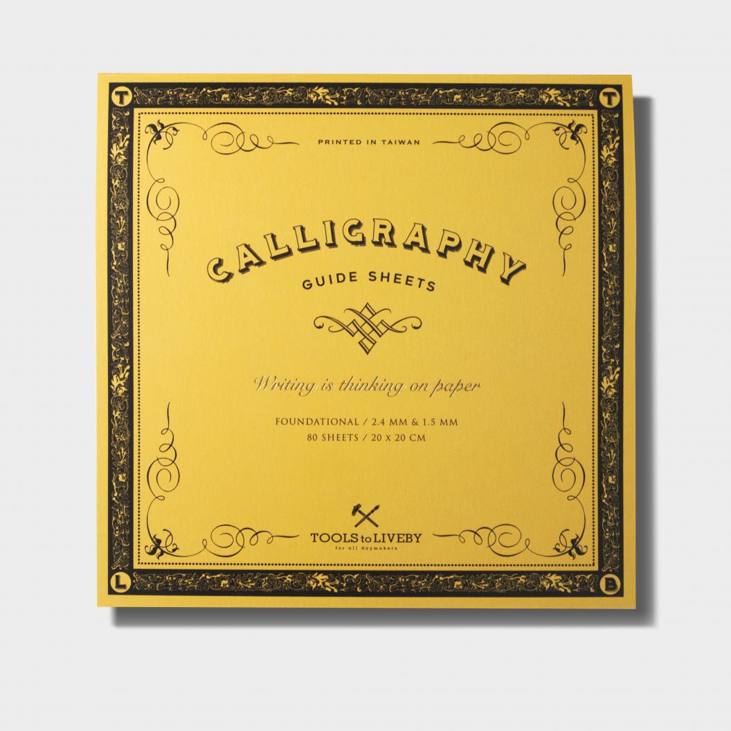 Calligraphy Guide sheets - 1 - Tools To Liveby - Tidformera