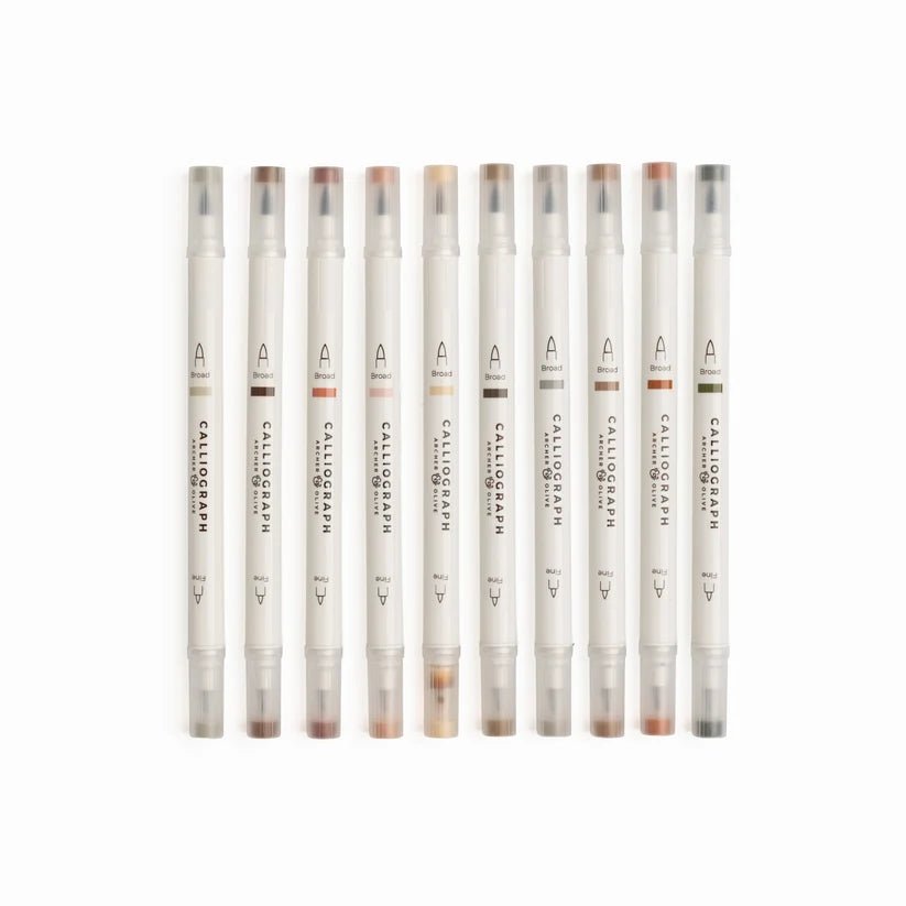 Calliographs - 10-pack - Quiet Corners - 5 - Archer & Olive - Tidformera