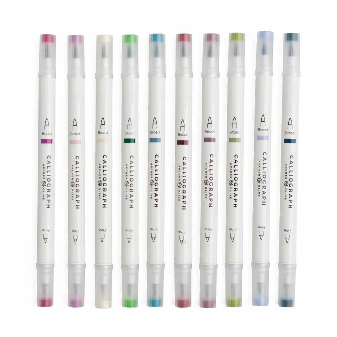 Calliographs 10 - pack - Snow & Stillness - 2 - Archer & Olive - Tidformera