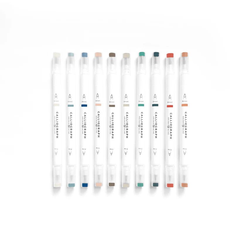 Calliographs Summer Beyond the sea - 10 - pack - 2 - Archer & Olive - Tidformera