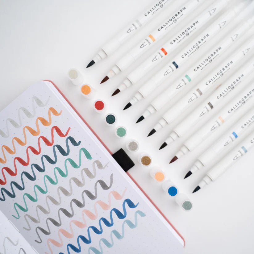 Calliographs Summer Beyond the sea - 10 - pack - 3 - Archer & Olive - Tidformera