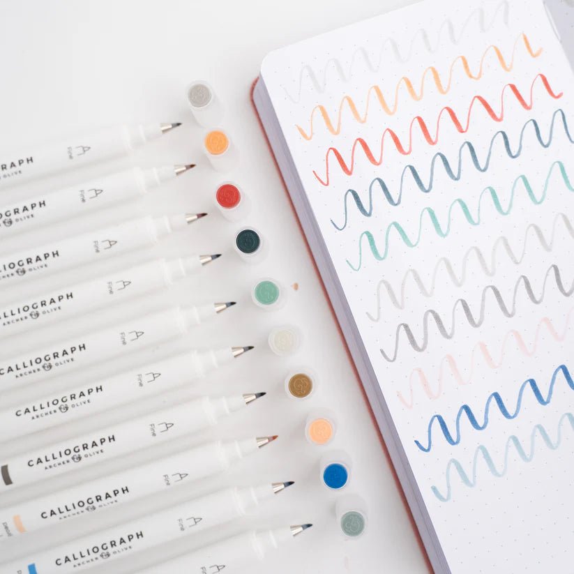 Calliographs Summer Beyond the sea - 10 - pack - 1 - Archer & Olive - Tidformera