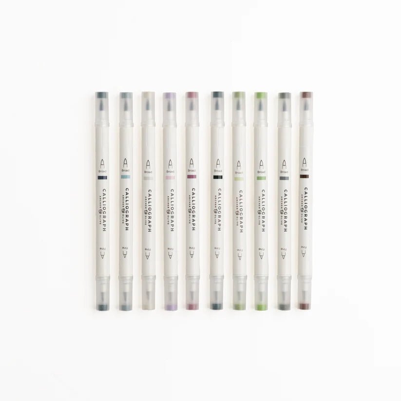 Calliographs Winterscapes - 10 - pack - 2 - Archer & Olive - Tidformera